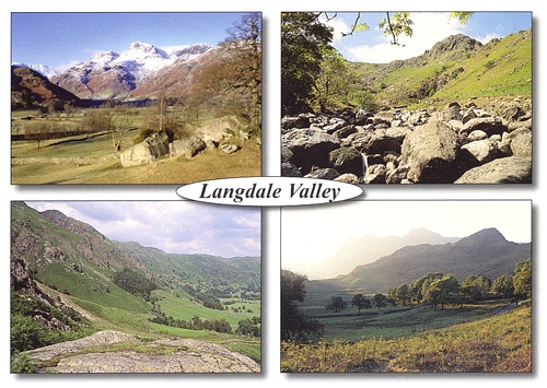 Langdale Valley postcards